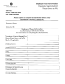 Employer Tax Form Packet Printable pdf