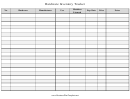 Hardware Inventory Tracker Template