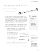 Rainbow Bead Rulers Printable pdf