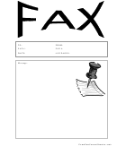 Push Pin - Fax Cover Sheet