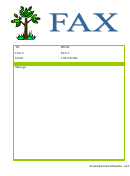 Tree - Fax Cover Sheet