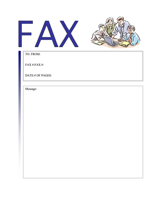 Meeting - Fax Cover Sheet Printable pdf
