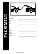 Facsimile Template - Tow Truck