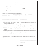 Payment Order Form - Circuit Court Of Illinois