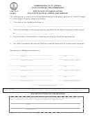 Form Lpa-73.13 - Certificate Form Of Cancellation Of A Certificate Of Limited Partnership