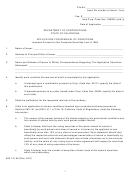 Application Form For Removal Of Conditions - California Department Of Corporations
