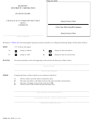 Form Mnp-3 - Change Of Clerk/secretary And/or Address Form - State Of Maine