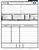 Analytical Request Form