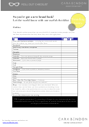 Roll Out Checklist Template