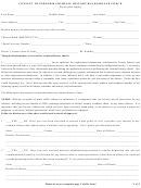 Consent To Perform Criminal History/background Check Form