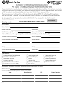 Fillable Application For Clinic/group/institution/location To File Claims Or To Change Employer Identification Number (Ein) Form Printable pdf