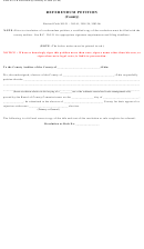 Form 6-k - Referendum Petition (county)