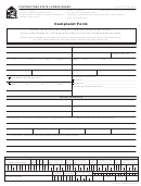 Complaint Form - Contractors State License Board
