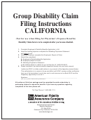 Form Bn-658(ca)-0307 - Group Disability Claim