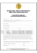Annual Permit Application Fire Protection System Contractor Form - Rescue Department