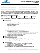 Special Circumstances Appeal Form