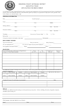 Application For Employment Form - Brazoria County Appraisal District Angleton, Texas