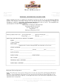 Personal Information Change Form