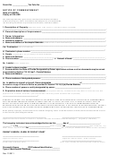 Notice Of Commencement Form - State Of Florida, County Of Collier