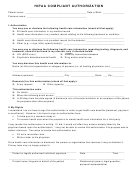 Compliant Authorization Form