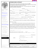 Form Osps.99.22 - Forged Check Affidavit Form
