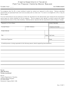 Va Form 8454p Paid Tax Preparer Hardship Waiver Request