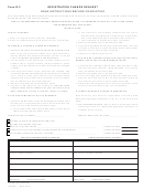 Form R-3 Registration Change Request - 2011