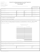 Form 04-320 - Alaska Oil And Gas Exploration Tax Credit Applied To Oil & Gas Production Tax