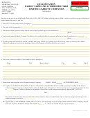 Fillable Qualification Family Farm And Authorized Farm Limited Liability Companies Form Printable pdf