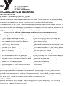 Financial Assistance Application Form Printable pdf