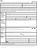Application For Primarily Charitable Organization Property Tax Exemption Form