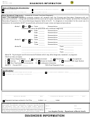 Mh 501 Form - Diagnosis Information
