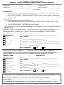 Address Change And Other Address/addressee Information Form - State Employees' Group Insurance Program