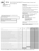 Form Tp-3 - Bulk Tax Forms Order Blank For Volunteer Groups, Libraries, And Service Agencies (2009)