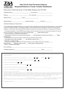 Visa Check Card Purchase Dispute Disputed Electronic Funds Transfer Notification Form