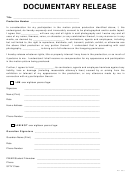 Documentary Release Form