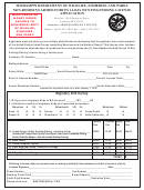 Non-resident Armed Forces 14-day Hunting/fishing License Form