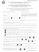 Fillable Form Rp-466-A - Application For Volunteer Firefighters/ambulance Workers Exemption In Certain Counties, Rockland/steuben - 2007 Printable pdf