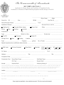 527 Cmr 4.00 Form 1 - Application For Permit, Permit And Certificate Of Completion For The Installation Or Alteration Of Fuel Oil Burning Equipment And The Storage Of Fuel Oil - The Commonwealth Of Massachusetts