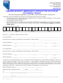 Form Ohv 023 - Transfer On Death - Beneficiary's Affidavit For Title For An Off-highway Vehicle