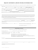 Request Amendment Form To Protected Health Information