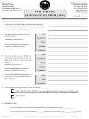 Form Cd-1np - West Virginia Articles Of Incorporation