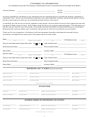 Fillable Statement Of Information Form Printable pdf