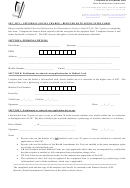 Sec_mc1 Universal Social Charge Reduced Rate Application Form - State Examinations Commission Printable pdf