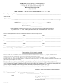 Application For Student Demonstrator Permit Form - State Board Of Cosmetology Bureau Of Occupational Licenses, State Of Idaho