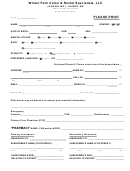 Patient Questionnaire Form