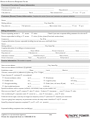 Electric Service Request Form