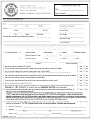 Non Attorney Employment Application Form - State Of New York, Office Of The Attorney General