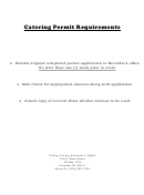 Valley County Liquor Catering Permit Form