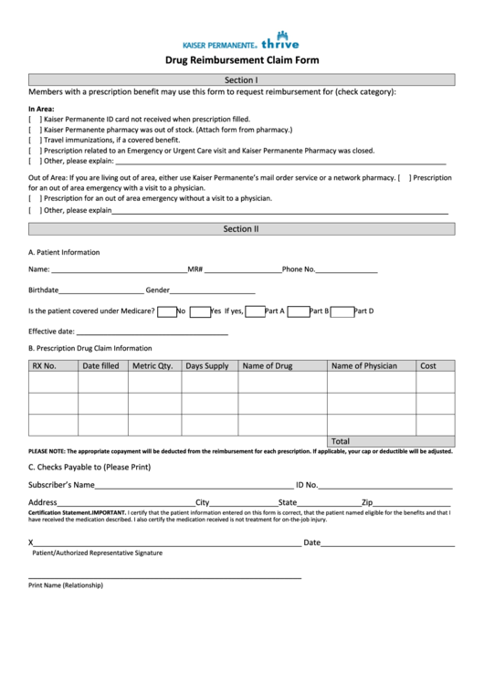 Esi Reimbursement Claim Form Pdf Maddocksdesign 8150